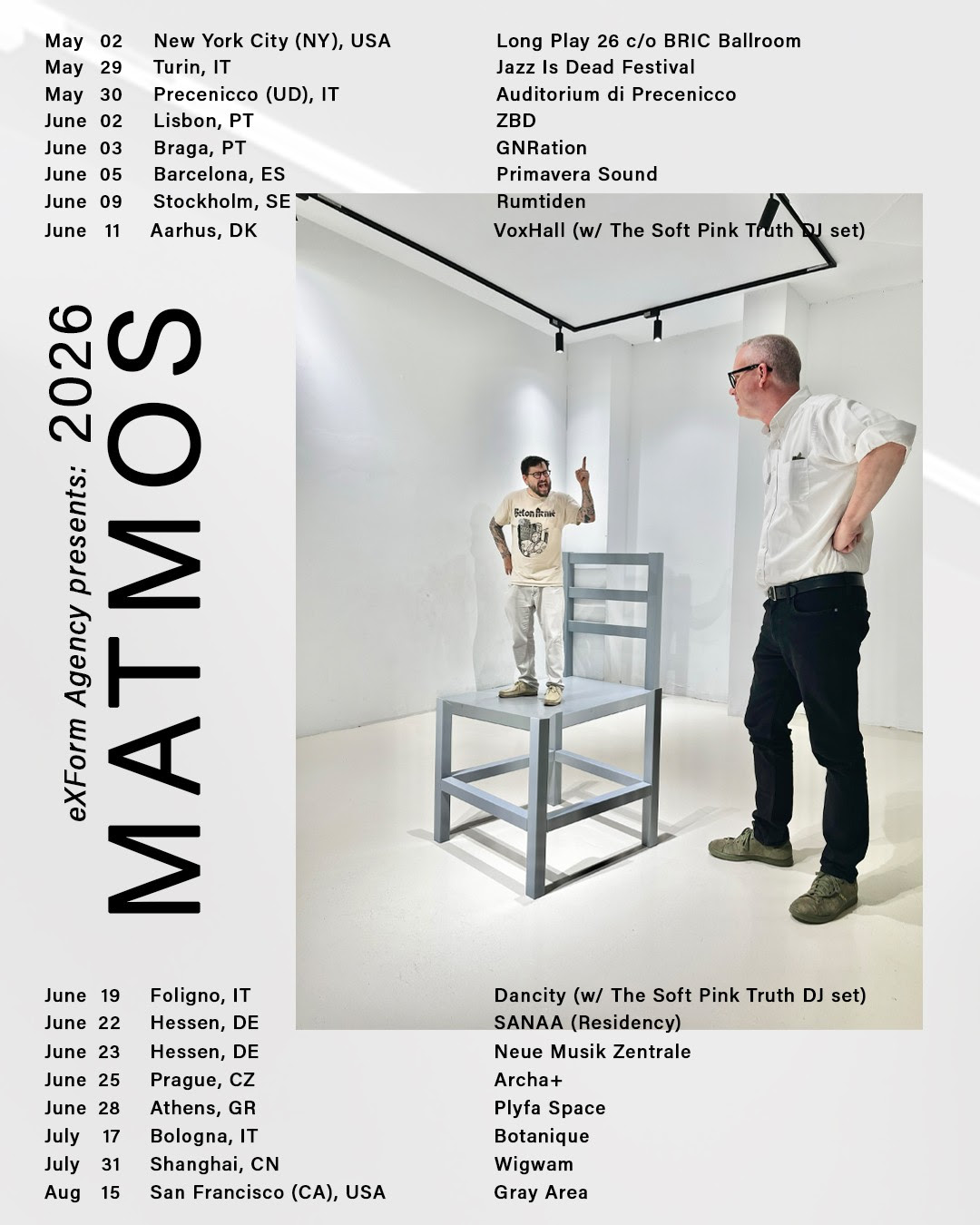 Matmos announce tour dates throughout EU & US; new album Metallic Life Review out now