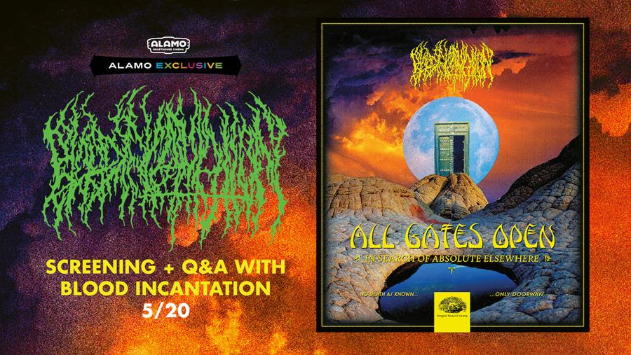 BLOOD INCANTATION Descend Upon ALAMO DRAFTHOUSE CINEMAS Nationwide May 20 w/ ‘All Gates Open’ Screenings, Q&A, Limited LP & More
